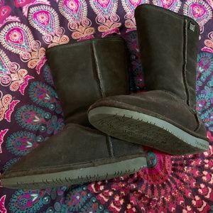 BearPaw Chocolate Brown Boots Size 7